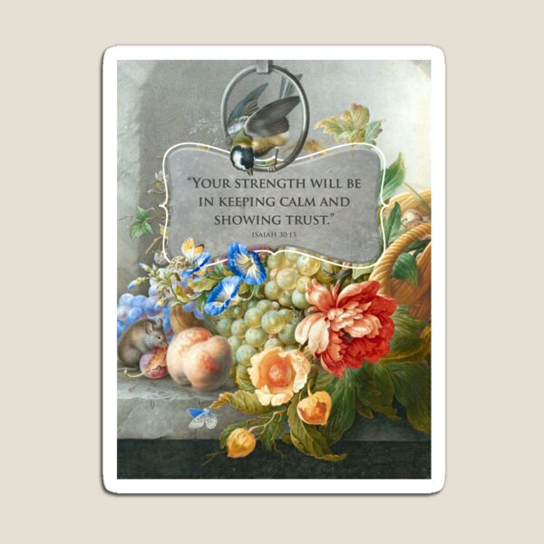 2021 YEARTEXT (Fruits and Flowers) Magnet