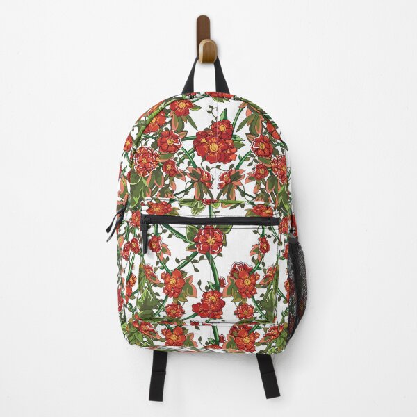 Item preview, Red flowering Ivy pattern designed and sold by FlamesandFrost.