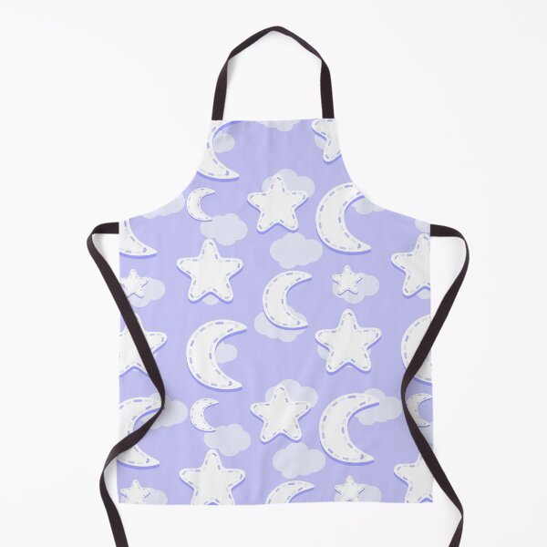 Item preview, Violet Nursery Moon and Stars Pattern designed and sold by everything4eva.