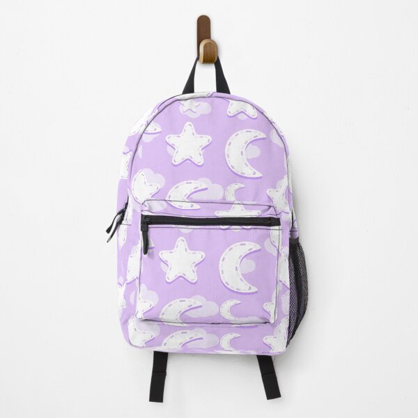 Item preview, Purple Nursery Moon and Stars Pattern designed and sold by everything4eva.