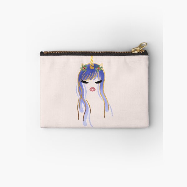 Item preview, Elegant Christmas Unicorn in Blue designed and sold by BlushPearls.