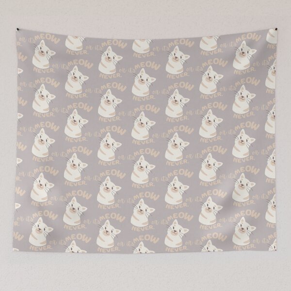 Item preview, it's MEOW or NEVER designed and sold by Creative  Creations.
