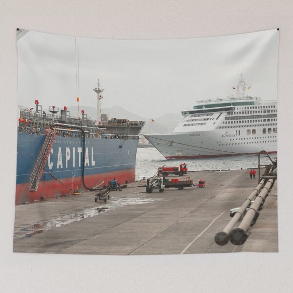 Item preview, Cargo ship and cruise ship designed and sold by Gaspar Avila.