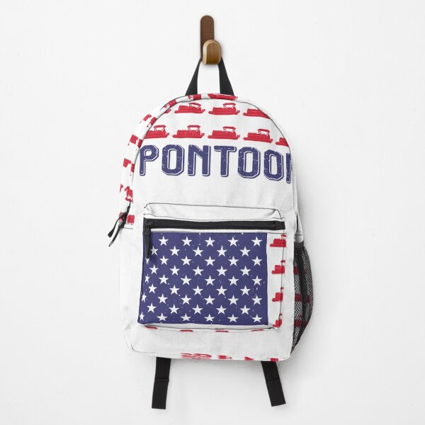 Item preview, Pontoon Captain - American Flag with Little Pontoons - Gift For Pontoon Owner designed and sold by Crazy Trendy Designs.