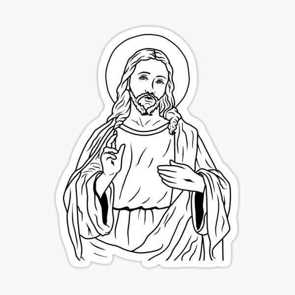 Jesus Sticker