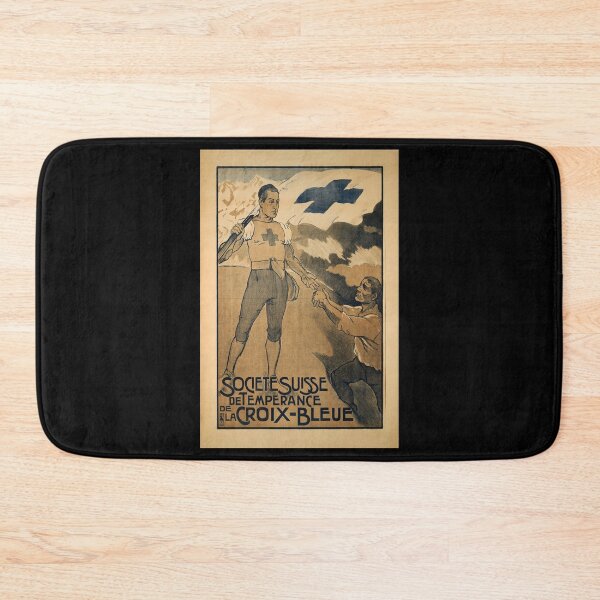 Item preview, retro societe suisse de temperance de la croix bleue vintage reclame designed and sold by CorasPosters.