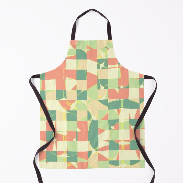 Item preview, Checkered green and salmon designed and sold by Gaspar Avila.