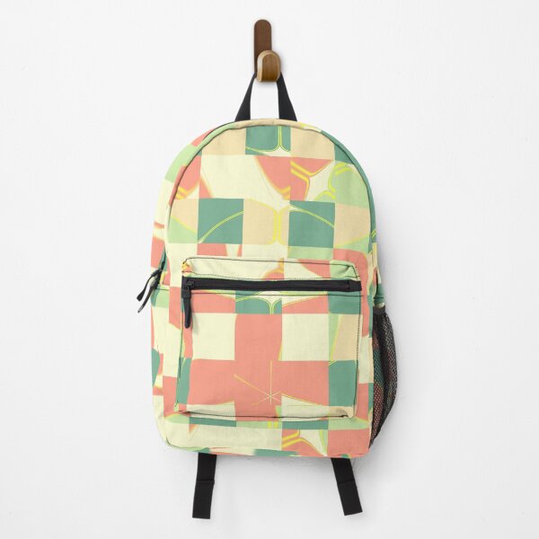 Item preview, Checkered green and salmon designed and sold by Gaspar Avila.