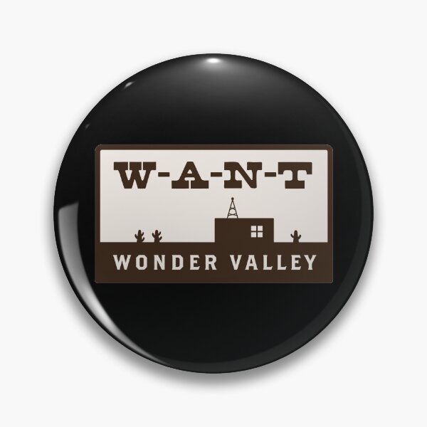 Item preview, Songs for the Deaf W-A-N-T Want Wonder Valley Radio Station Logo designed and sold by vulpesantiquus.