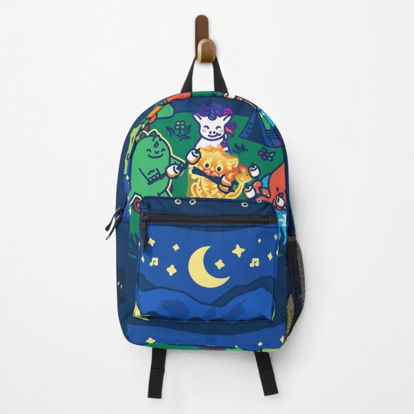 Item preview, Yuni Diploo Figer Poulpa at camp eating Marsh-mallows - Creatober 2020 day 25 designed and sold by TokiPY.