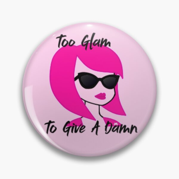 Item preview, Too Glam To Give A Damn Pink [M] Transparent designed and sold by macey2cute.