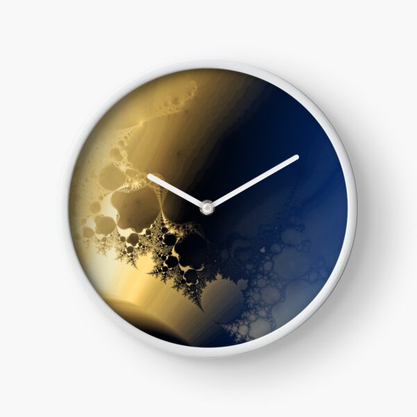 Blue and Cream Clock