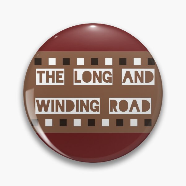 Item preview, The Long and Winding Road designed and sold by QuotesDogma.