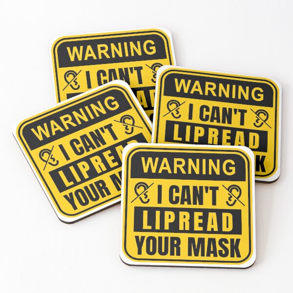 Item preview, Hearing Impaired - I Can't Lipread Your Mask designed and sold by m95sim.