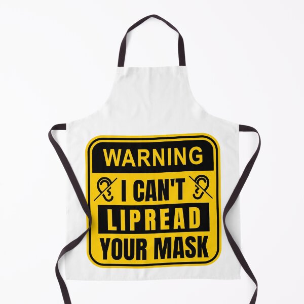 Item preview, Hearing Impaired - I Can't Lipread Your Mask designed and sold by m95sim.