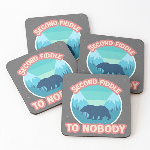 Item preview, Second Fiddle to nobody. Retro sunset landscape, vintage 70's, Bear designed and sold by BeebopGraphics.