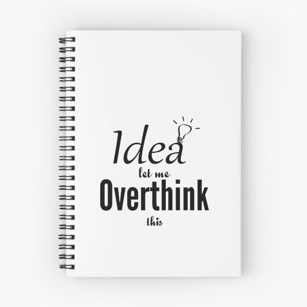 Item preview, let me overthink this designed and sold by blurry-mind.