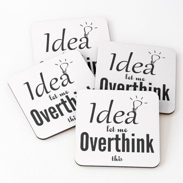Item preview, let me overthink this designed and sold by blurry-mind.