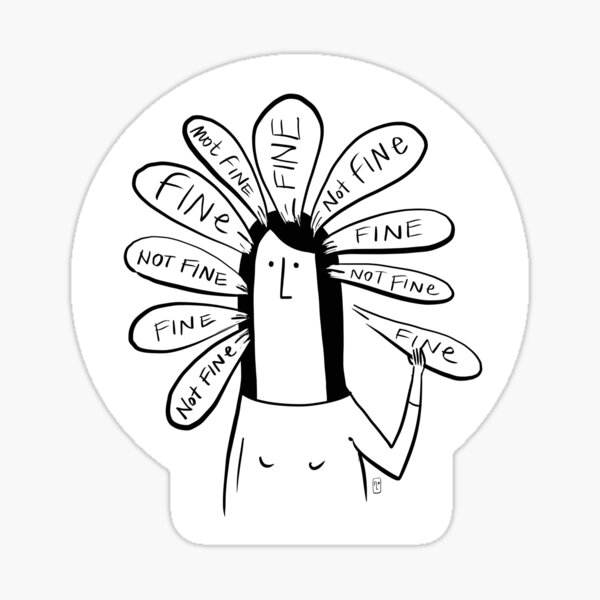 is-everything-ok-sticker-for-sale-by-idisegnidiflora-redbubble