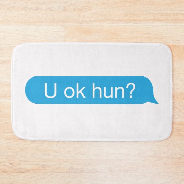 Item preview, u ok hun? - messages text bubble designed and sold by Bella's Merch.