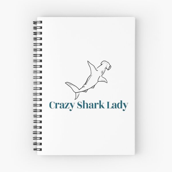 Item preview, crazy shark lady designed and sold by NancyArtDesigns.