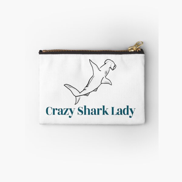 Item preview, crazy shark lady designed and sold by NancyArtDesigns.