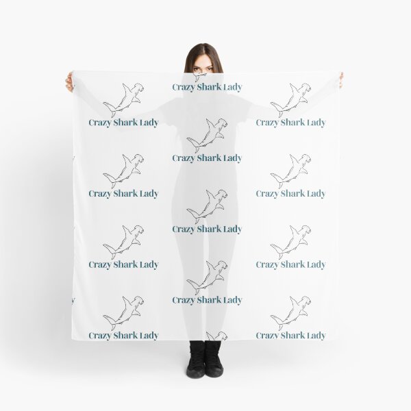 Item preview, crazy shark lady designed and sold by NancyArtDesigns.