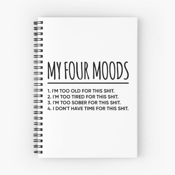 Item preview, My four moods T shirt designed and sold by GoldenDov.