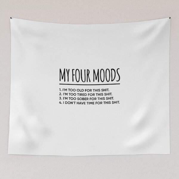 Item preview, My four moods T shirt designed and sold by GoldenDov.