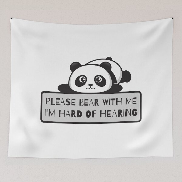 Item preview, Please Bear With Me I Am Hard Of Hearing designed and sold by m95sim.