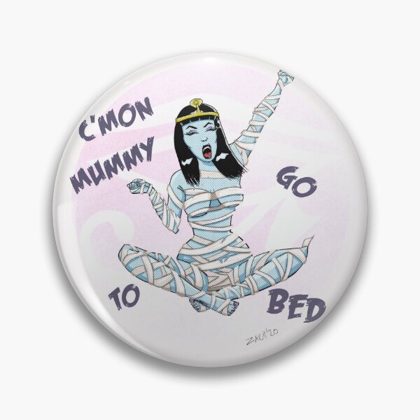 Item preview, Messer Chups Mummy universal monsters classic horror pin-up designed and sold by YiorgosZach.