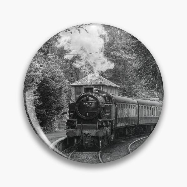 Item preview, Lakeside Railway Station - Black and White designed and sold by Steve H Clark.