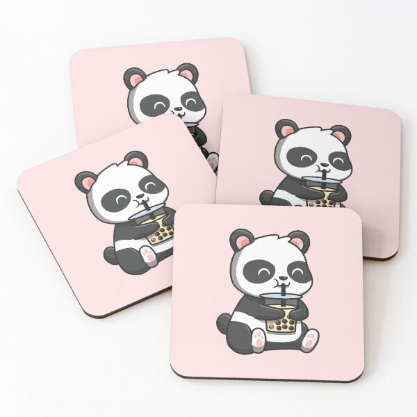 Item preview, Bebé Panda bebiendo té de boba designed and sold by lettersbysid.