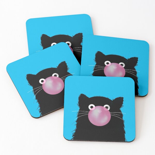 Item preview, Chewing Gum Bubble Cat designed and sold by Doozal.