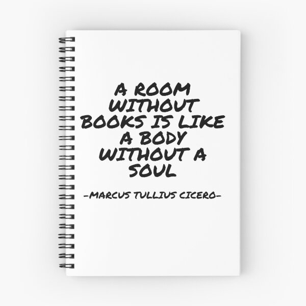 Item preview, Marcus Tullius Cicero - A Room Without Books Is Like A Body Without A Soul designed and sold by appleofyoureye.
