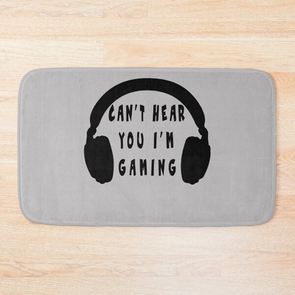 Item preview, Can't Hear You I'm Gaming Quote Funny Gamer Gift Headphone designed and sold by Sarah38.