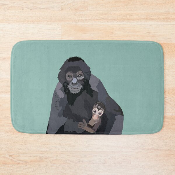 Gorilla Rug Monkey Rug Blue Eyed Old Monkey Chimp Rug Non 