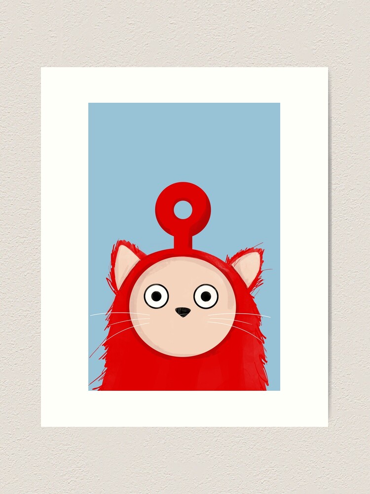 Alternate view of Tubbie Cat Art Print
