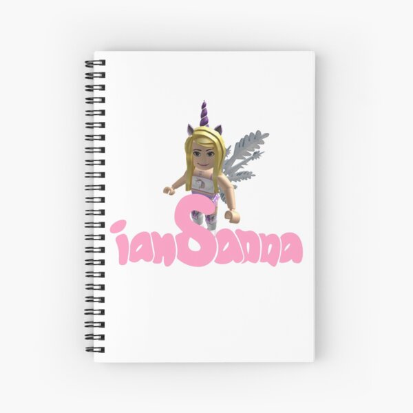 iamsanna Roblox Youtuber Spiral Notebook