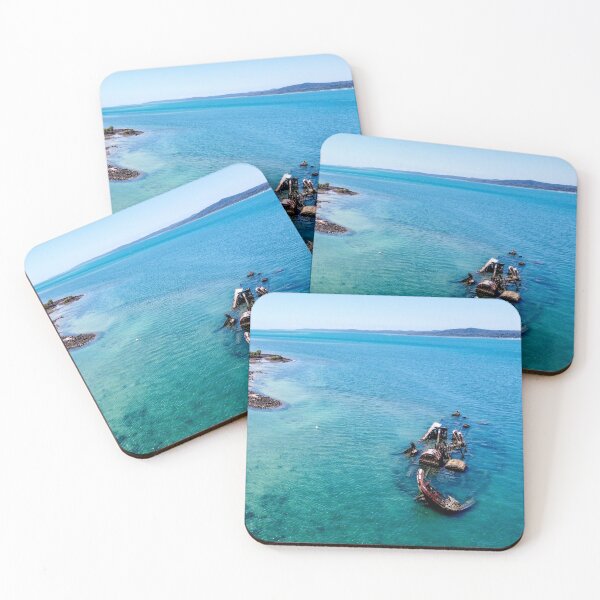 Item preview, The wreck of the Platypus at Teerk Roo Ra - Peel Island, Queensland, Australia designed and sold by Meg Forbes.