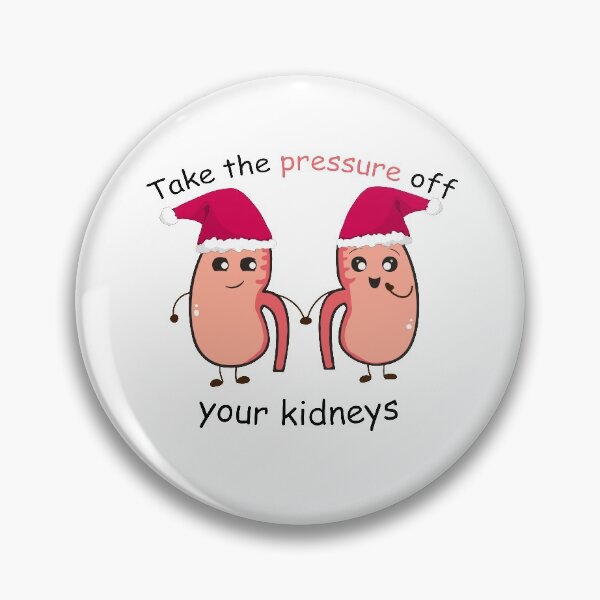 Item preview, kidneys in Christmas hats designed and sold by importato.