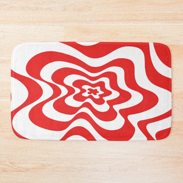 Item preview, Abstract pattern - red and white. designed and sold by K.S ART.