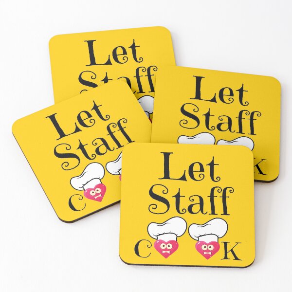 Item preview, Let Staff cook designed and sold by The Sober Art.