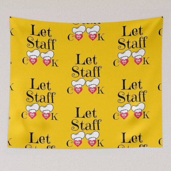 Item preview, Let Staff cook designed and sold by The Sober Art.