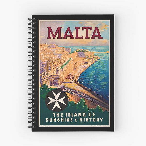 Item preview, retro Maltavintage voyage designed and sold by CorasPosters.
