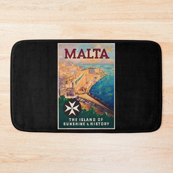 Item preview, retro Maltavintage voyage designed and sold by CorasPosters.
