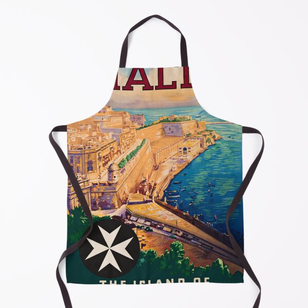 Item preview, retro Maltavintage voyage designed and sold by CorasPosters.
