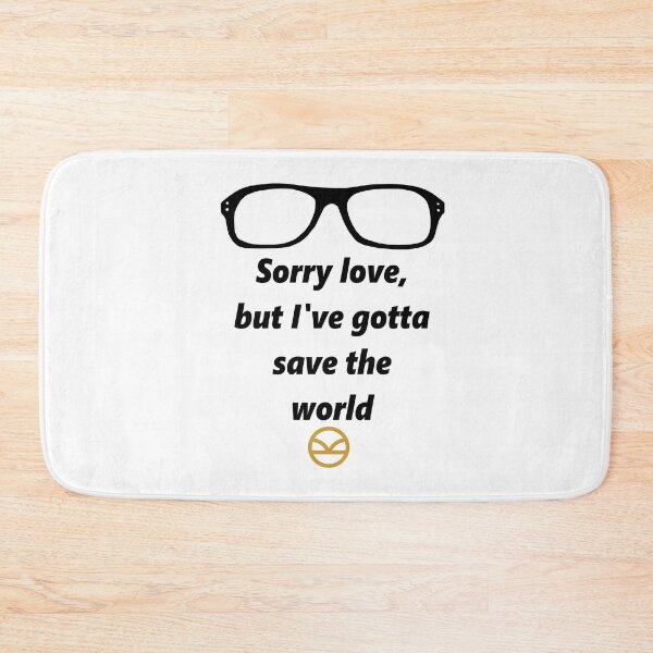 Item preview, I've gotta save the world designed and sold by JenMischief.