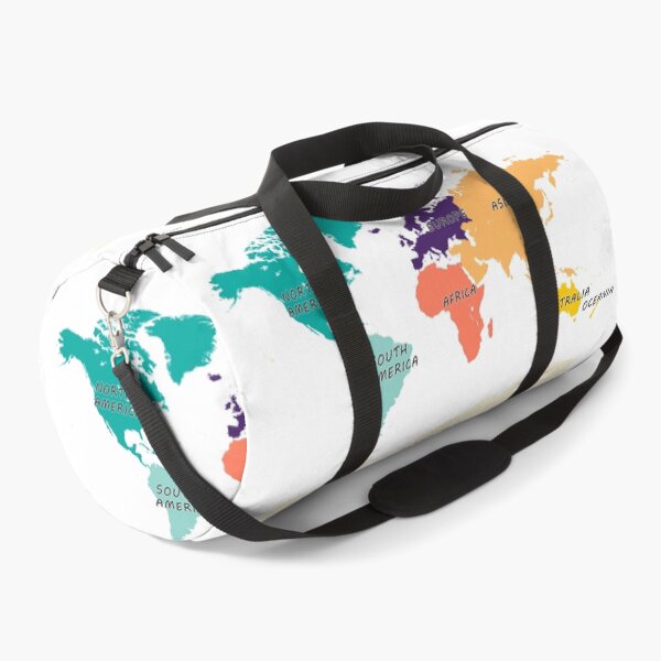 Item preview, World Map continents in the world, Africa, Antarctica, Asia, Australia/Oceania, Europe, North America and South America.  designed and sold by mashmosh.