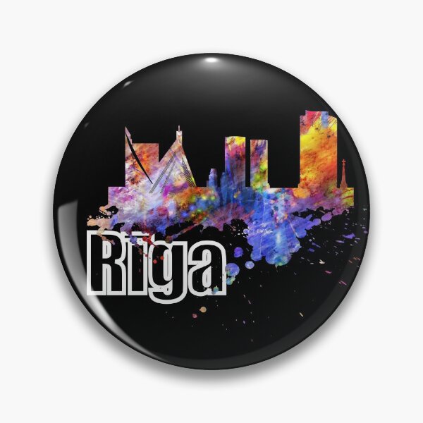 Item preview, Riga Skyline Latvia Latvian Baltic Sea Capital designed and sold by DerNerd.